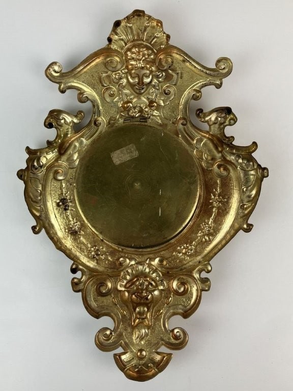 Gustav Becker Brass Ormolu Wall Clock - 8