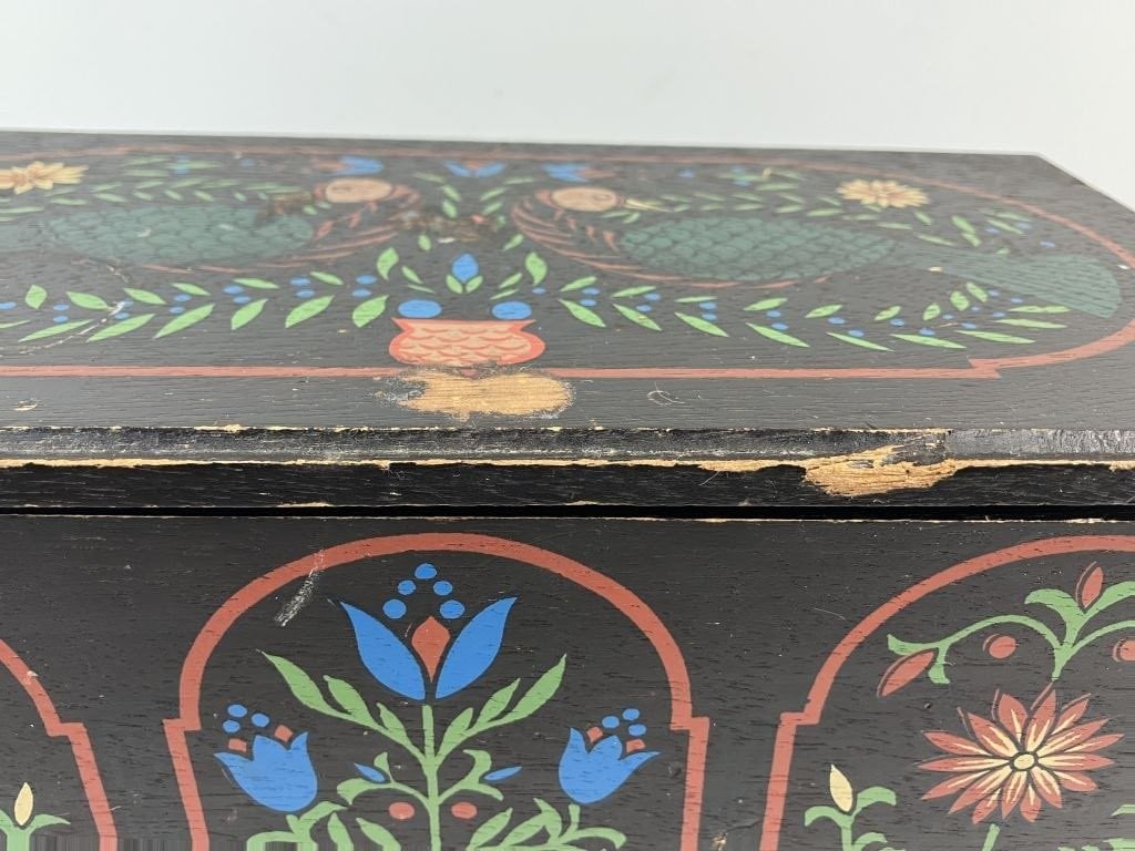 Pennsylvania Dutch Inspired Miniature Chest - 7