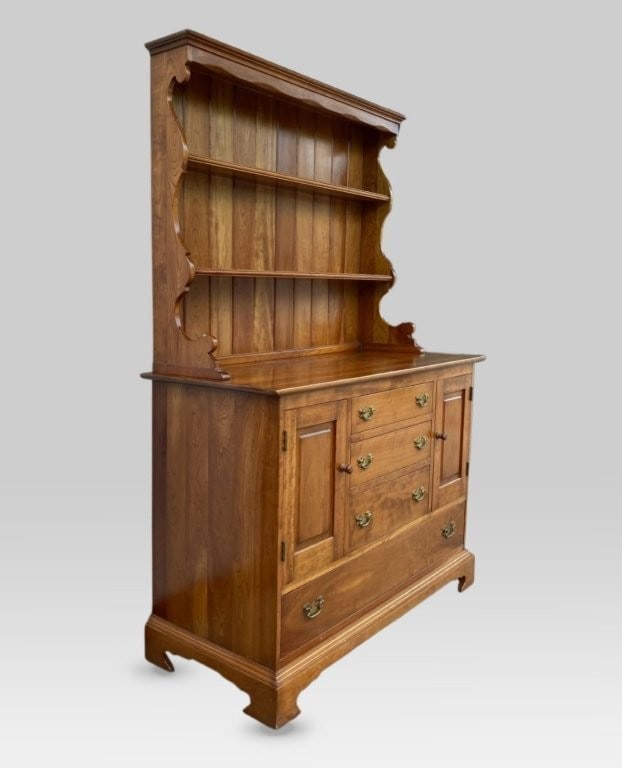 Stickley Cherry Stepback Hutch - 7