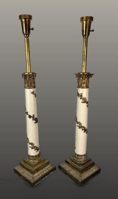 Pair of Neoclassical Lamps - 3