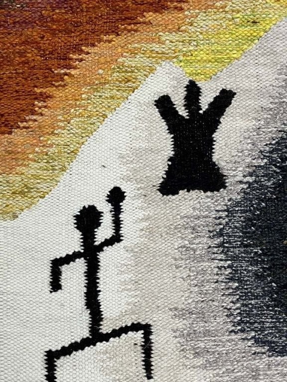 Argentinian Handwoven Wool Rug - 3