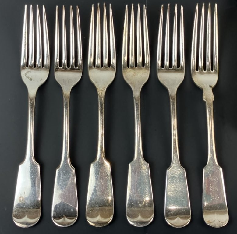 Alex Clark Sheffield Silverplate Flatware and Assortment - 5