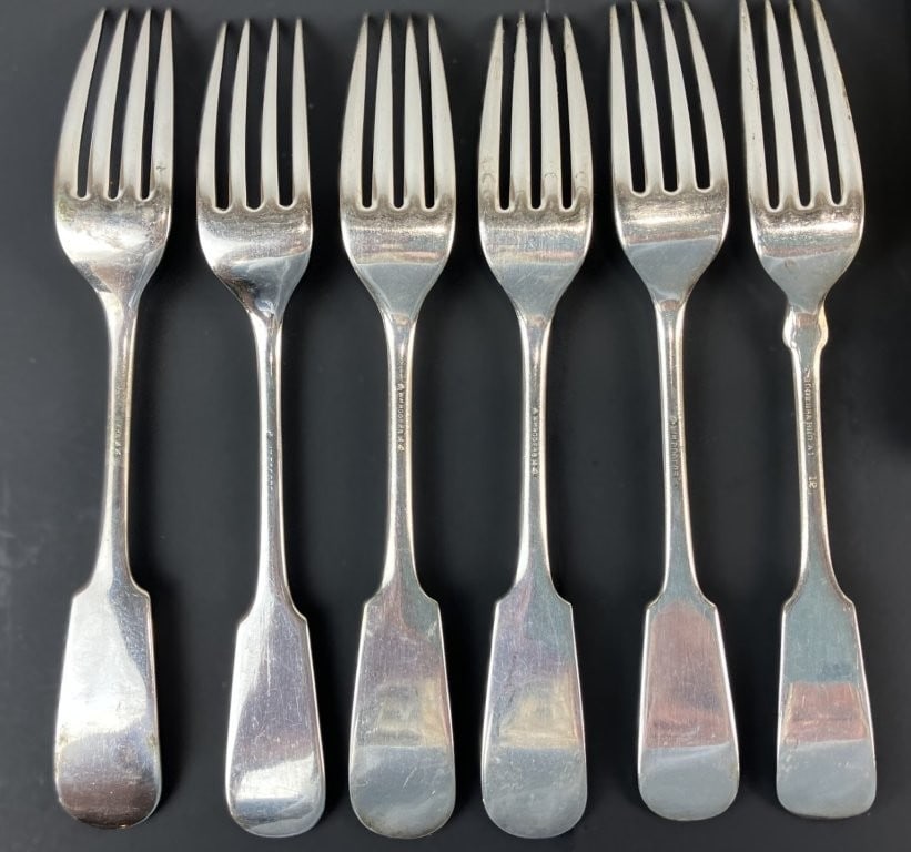 Alex Clark Sheffield Silverplate Flatware and Assortment - 7