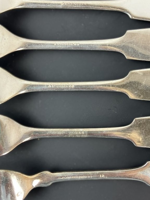 Alex Clark Sheffield Silverplate Flatware and Assortment - 8