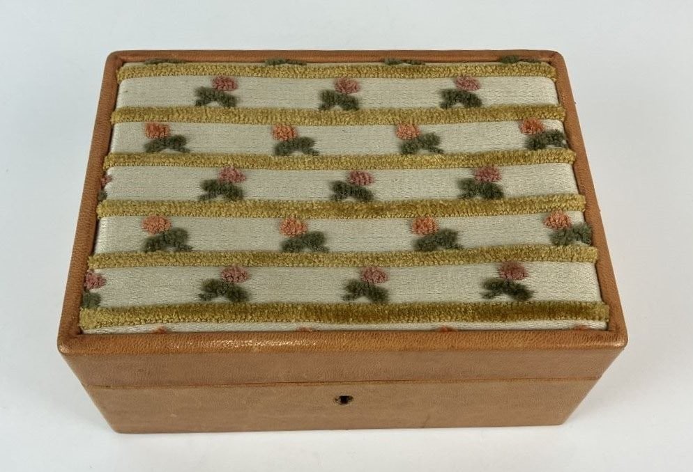 Italian Leather Jewelry Box - 2