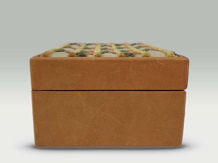 Italian Leather Jewelry Box - 6