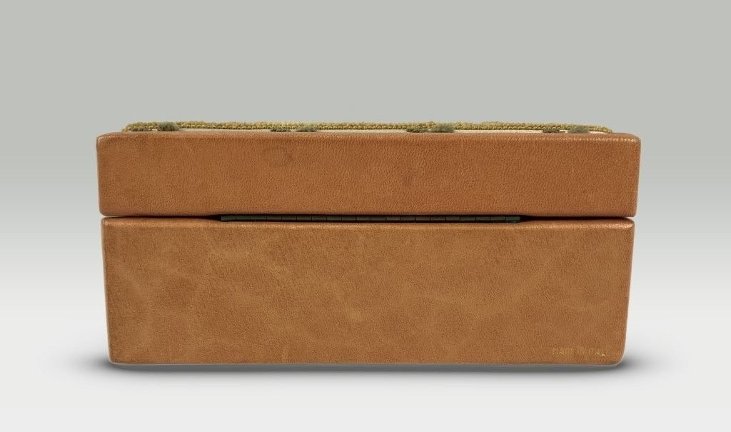 Italian Leather Jewelry Box - 7