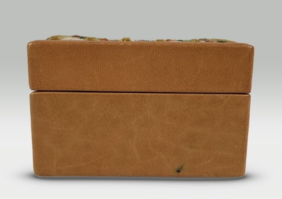 Italian Leather Jewelry Box - 9