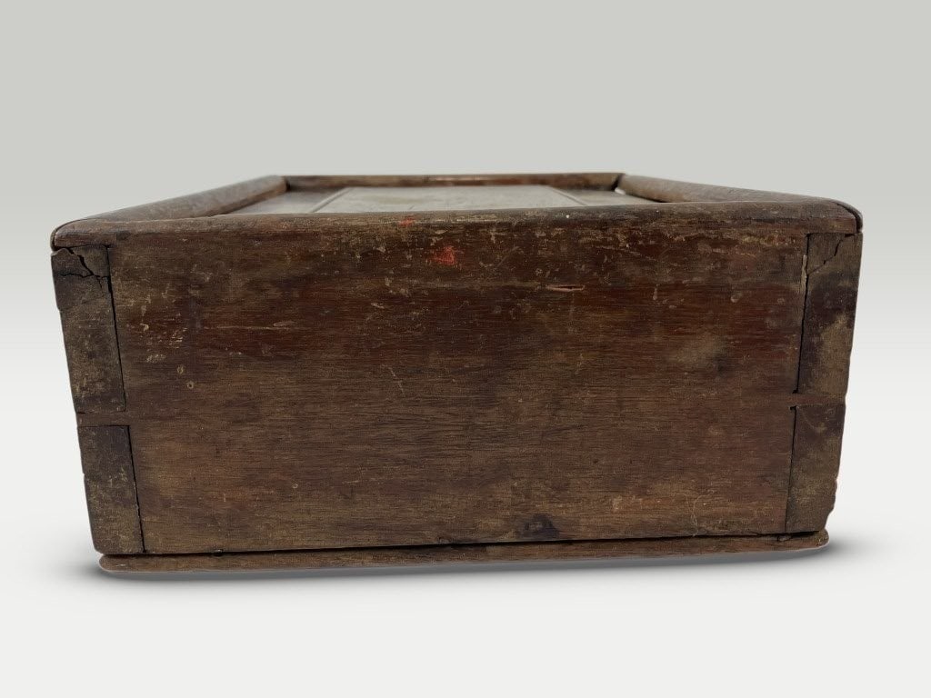 19th Century Mahogany Sliding-Top Box - 6
