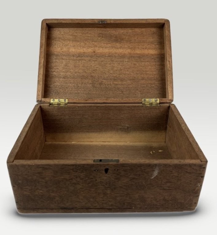 19th Century Mahogany Document Box - 4