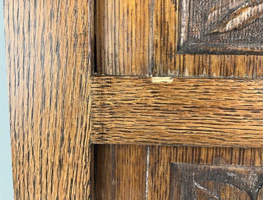 Carved Oak Architectural Panel - 5