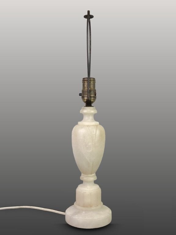 Carved Alabaster Lamp - 2
