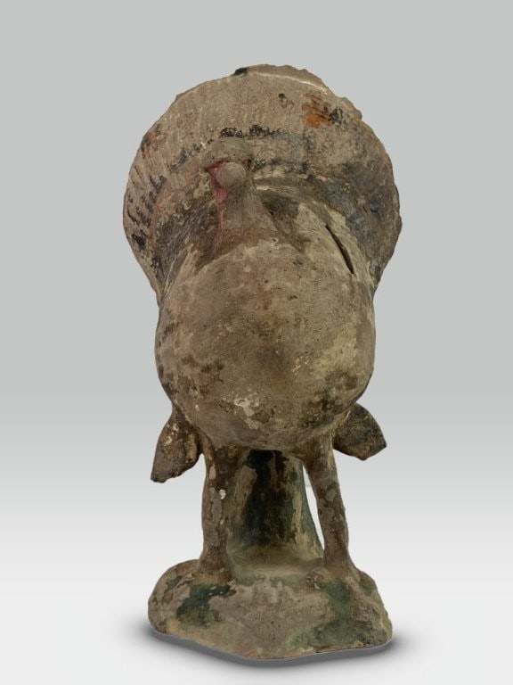 Folk Art Terracotta Turkey Bank - 2
