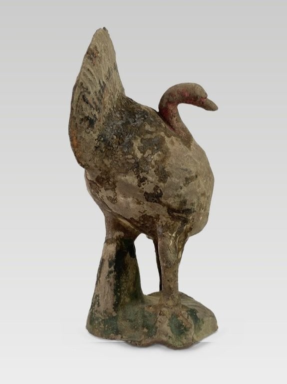 Folk Art Terracotta Turkey Bank - 3