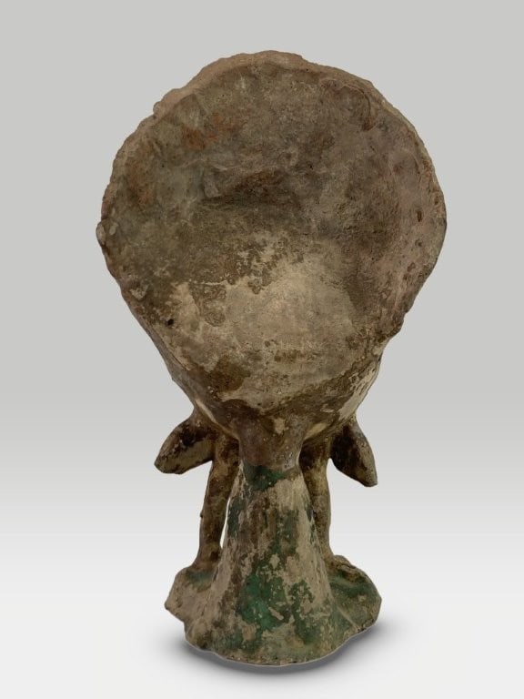 Folk Art Terracotta Turkey Bank - 4