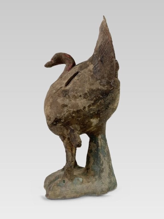 Folk Art Terracotta Turkey Bank - 5