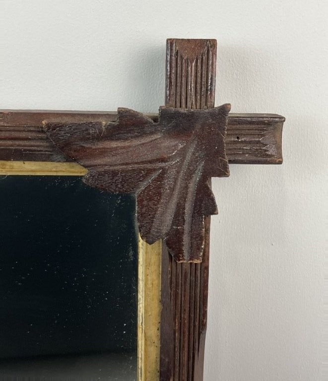 Folk Art Criss-Cross Mirror - 2