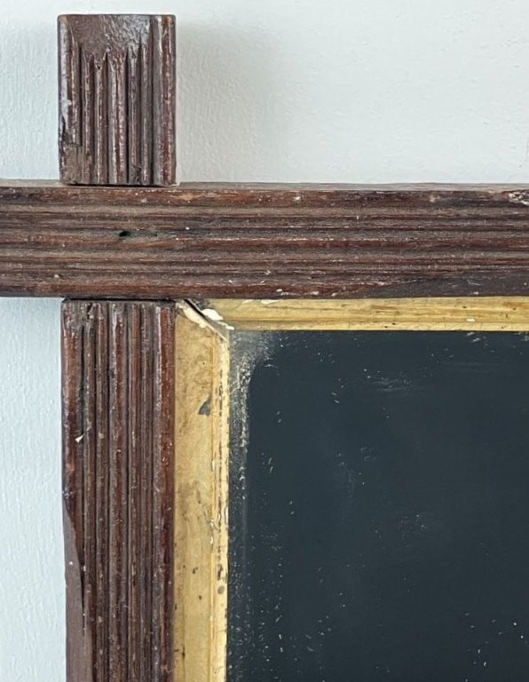 Folk Art Criss-Cross Mirror - 3