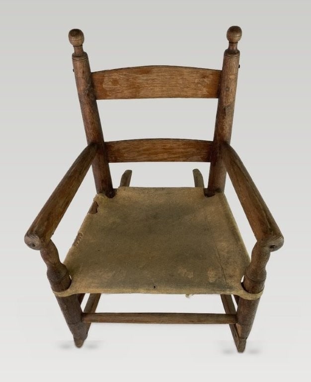 Childrens Country Oak Rocking Chair - 2