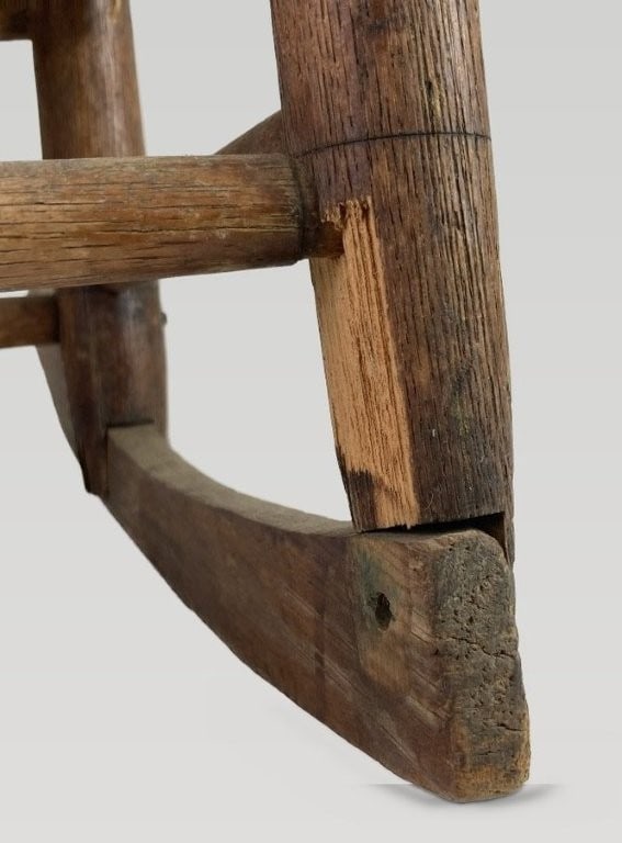 Childrens Country Oak Rocking Chair - 4