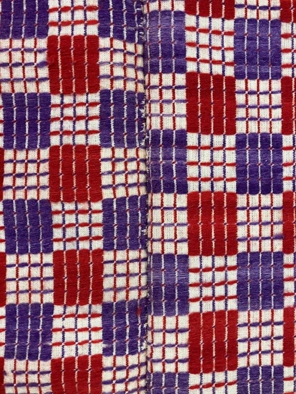 Three Color Overshot Coverlet - 2