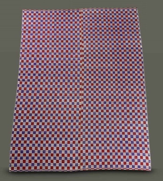 Three Color Overshot Coverlet - 4