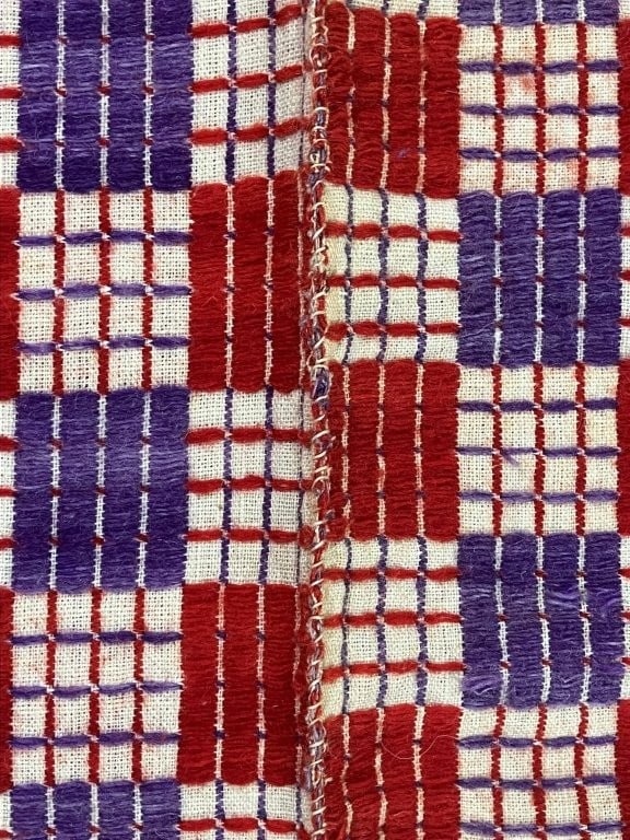 Three Color Overshot Coverlet - 5