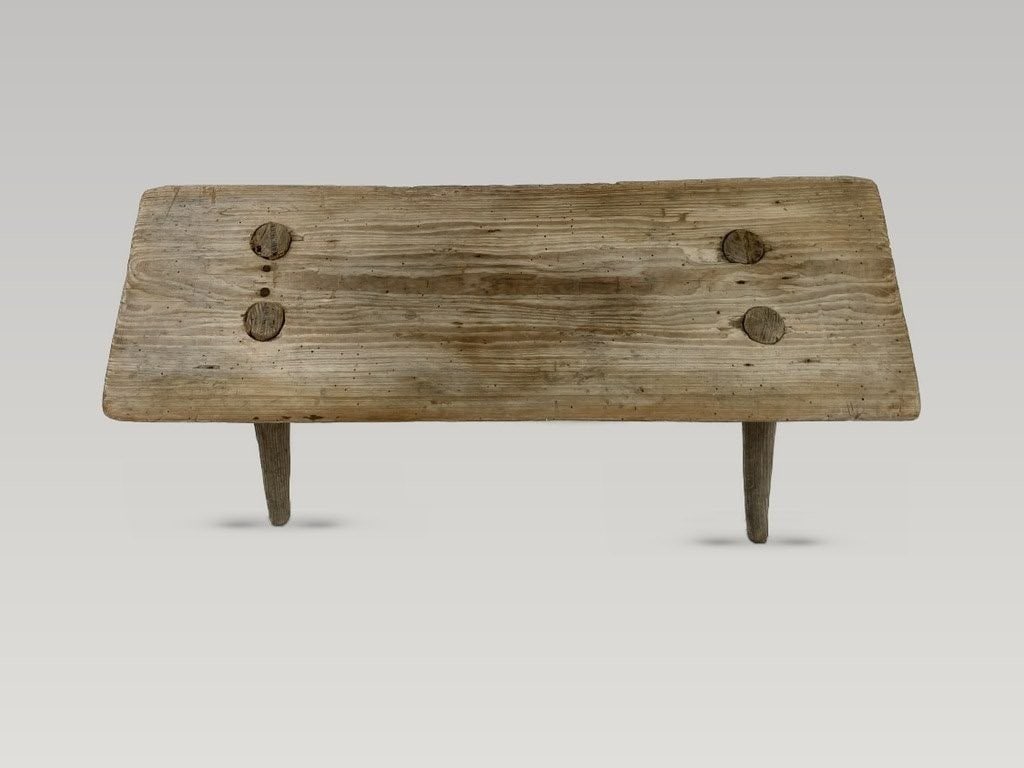 Primitive Wood Country Bench - 3