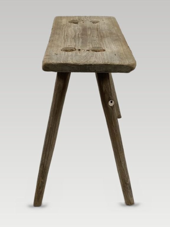 Primitive Wood Country Bench - 4