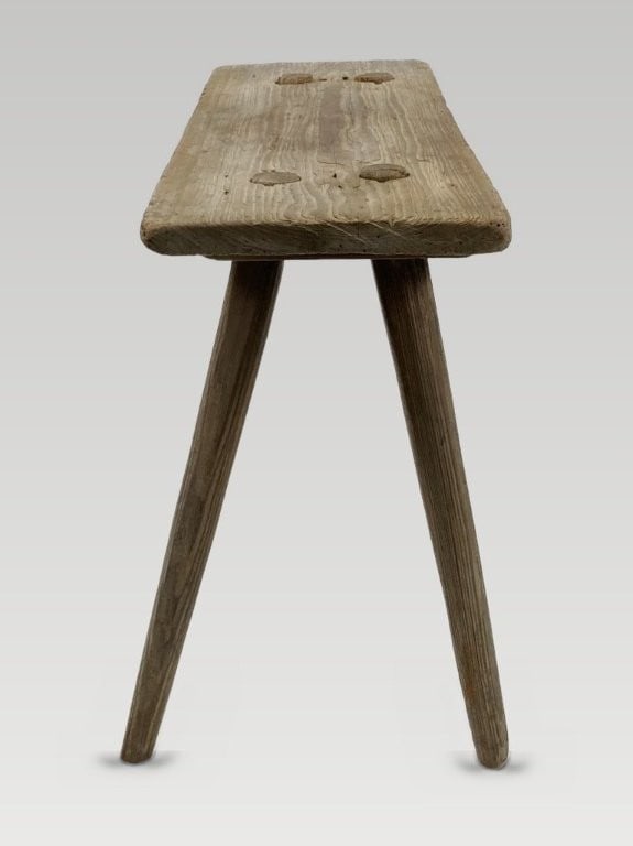 Primitive Wood Country Bench - 7