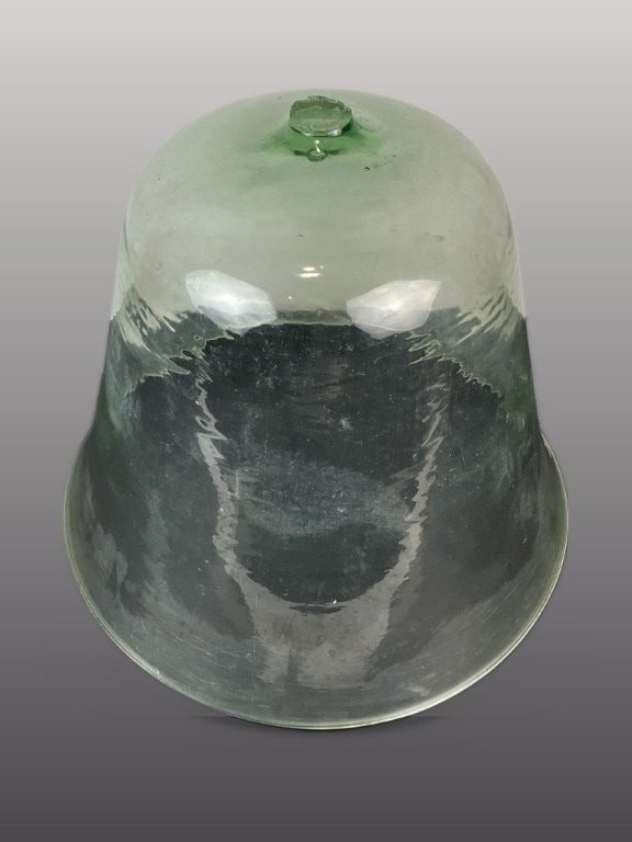 Large Early Blown Glass Cloche - 2