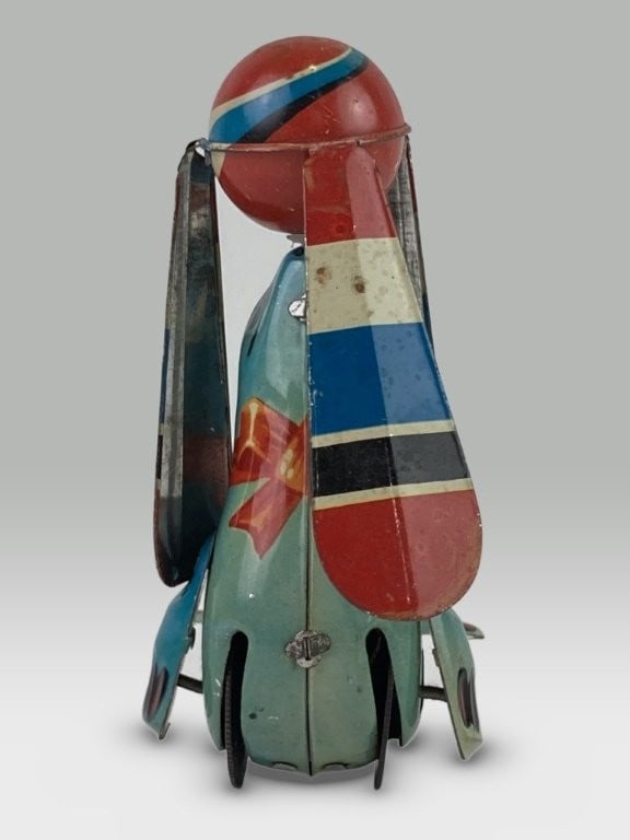 Vintage Tin Litho Circus Seal Windup Toy - 2