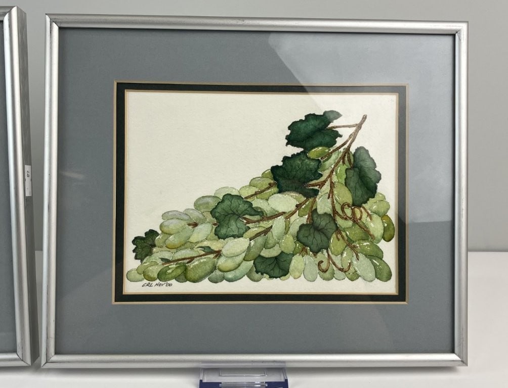 Set of Fruit Still Life Watercolor Paintings - 5
