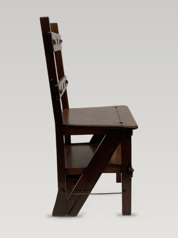 Arts and Crafts Metamorphic Library Chair - 5