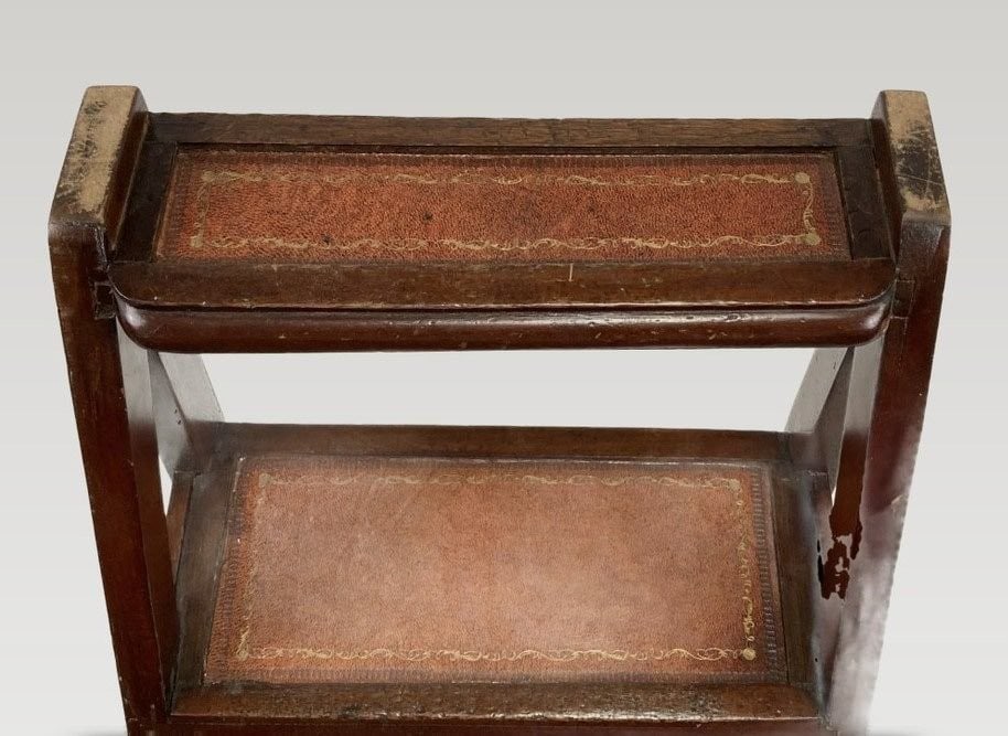 Arts and Crafts Metamorphic Library Chair - 9
