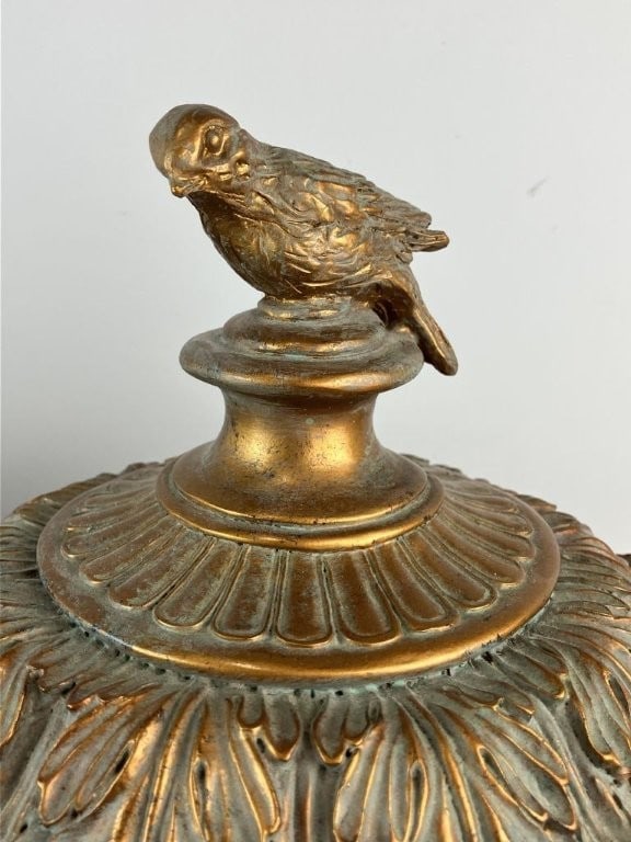 Pair of Classical Gilt Urns - 5