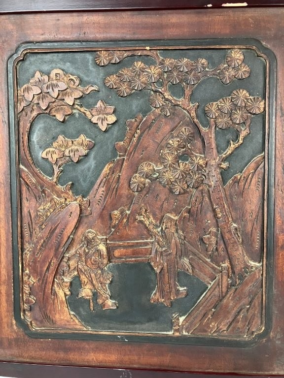 Pair of Chinese Carved Panels - 2