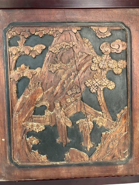 Pair of Chinese Carved Panels - 3
