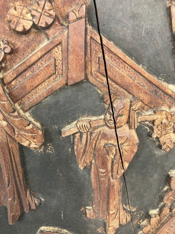 Pair of Chinese Carved Panels - 4
