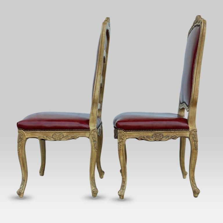 Set of Louis XV Style Dining Chairs - 4