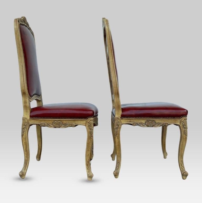 Set of Louis XV Style Dining Chairs - 6