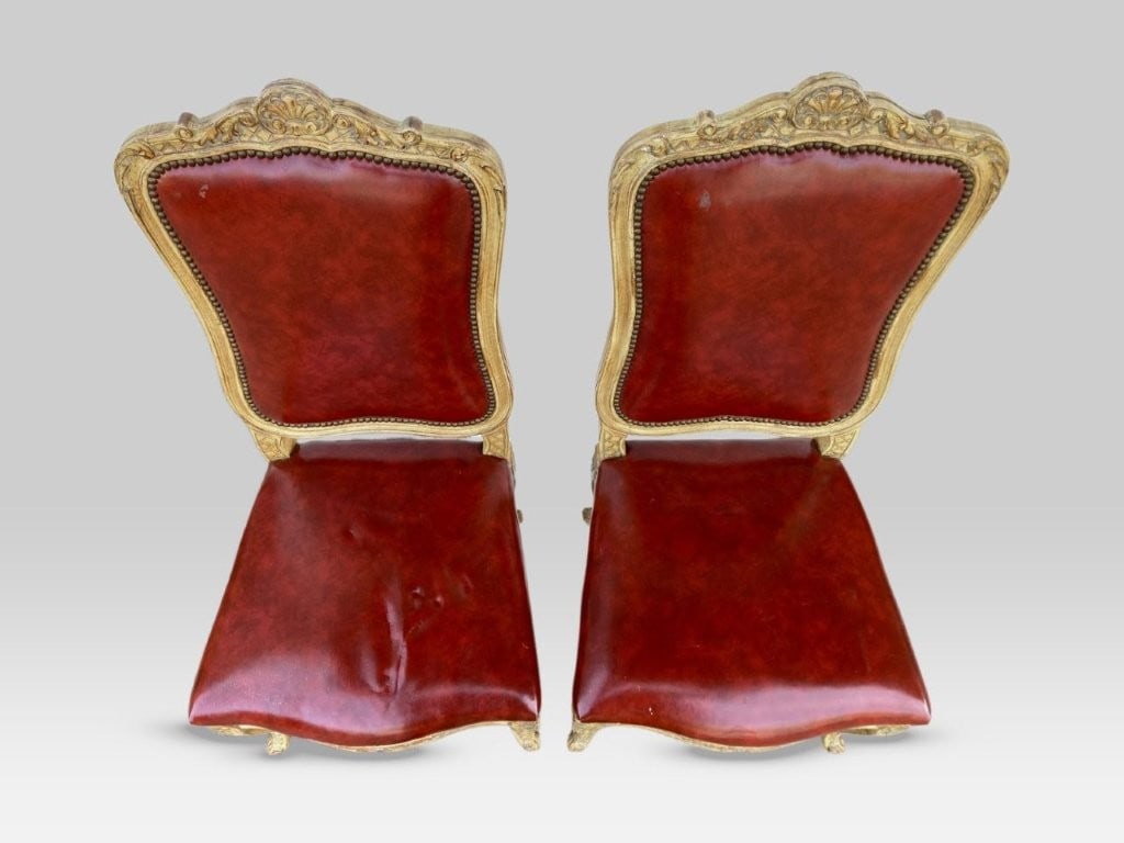 Set of Louis XV Style Dining Chairs - 7