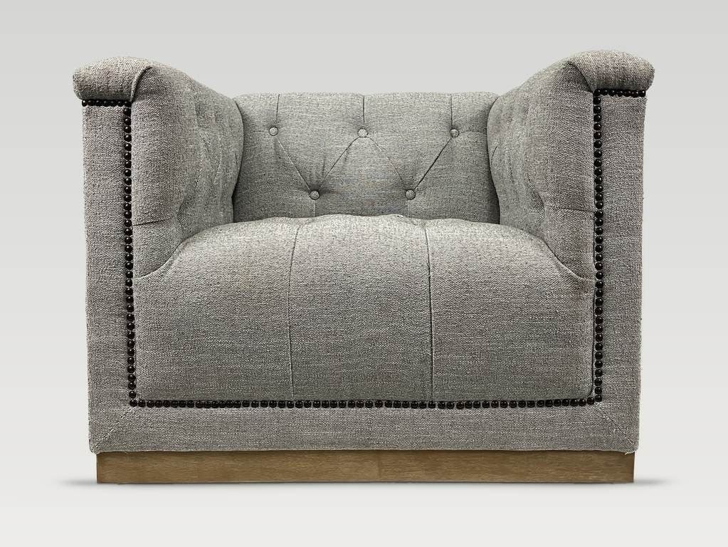 Contemporary Upholstered Club Chair - 3