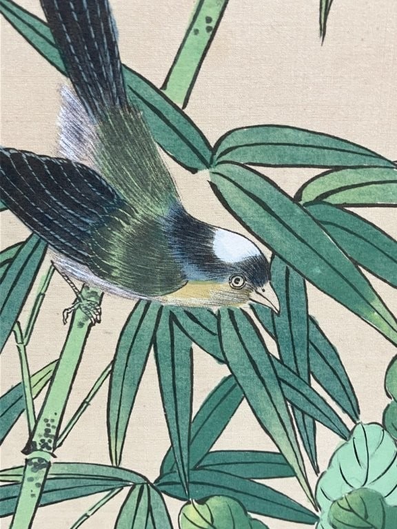 Small Chinese Painted Folding Screen - 4