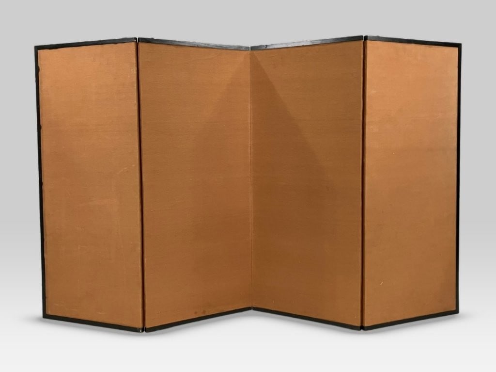 Small Chinese Painted Folding Screen - 6