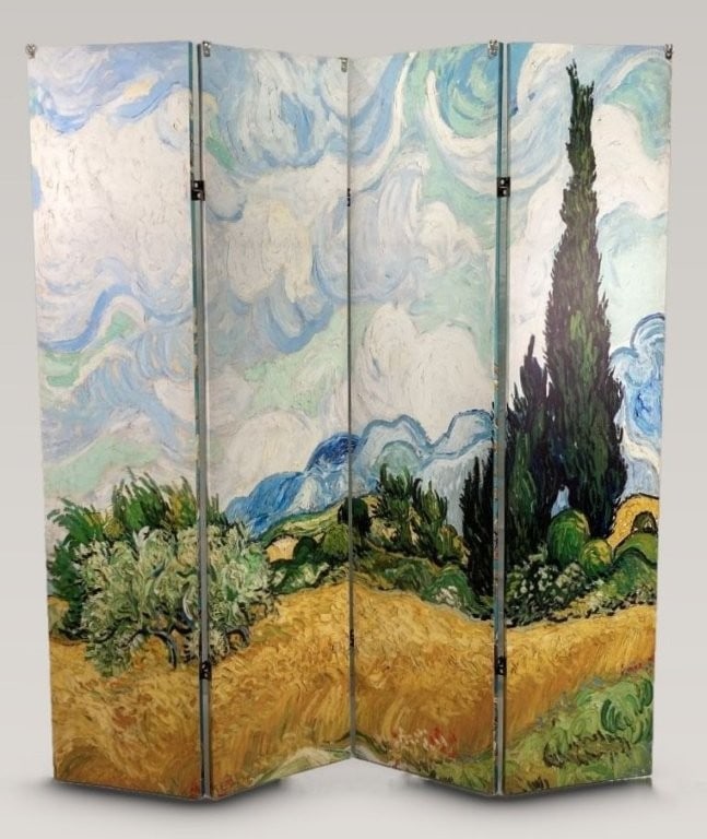 Van Gogh-Themed Folding Screen - 4