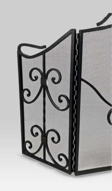 Scrollwork Decorative Fire Screen - 2