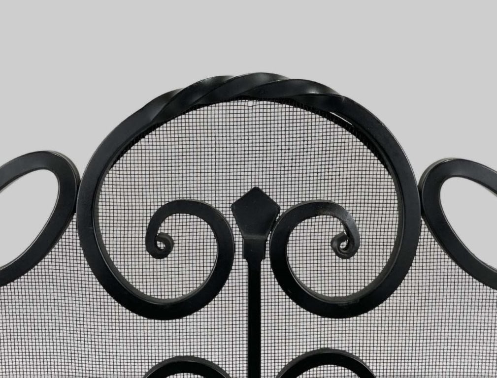 Scrollwork Decorative Fire Screen - 3