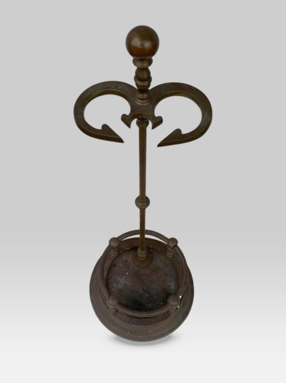 Brass Fireplace Tool Set - 2