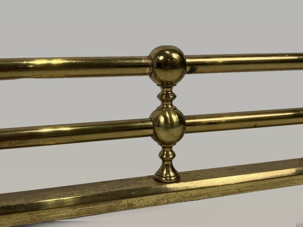 Brass Fireplace Fender - 2